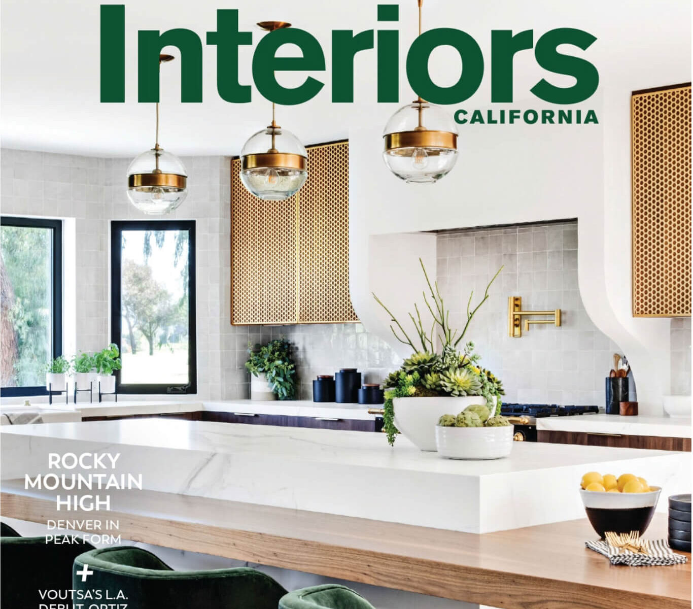 Cover of Modern Luxury Interiors California Magazine featuring our Seacliff Remodel project
